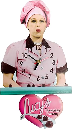 Midsouth Products I Love Lucy Swinging Emblem Clock