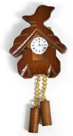 Miniature Realistic Look Cuckoo Clock Inspired By a Genuine Black Forest Clock