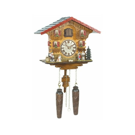 Quartz Cuckoo Clock Swiss house with music TU 449 QM HZZG