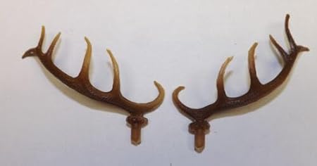 Replacement for Cuckoo Clock Deer Antlers Hunter Case 3 Length Stag Set of 2 Made in Germany