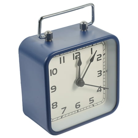 Silent Alarm Clock Bedside Non Ticking Battery Powered Quiet Bedroom Clock Large Display Clock