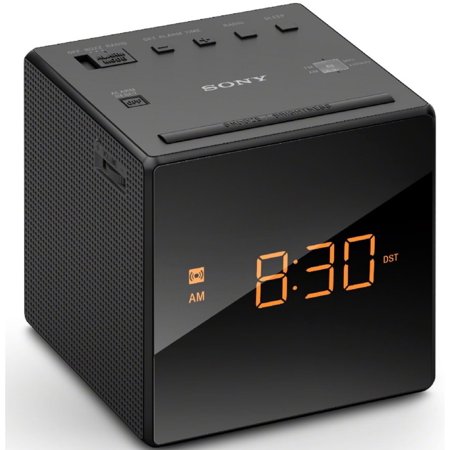 Sony Alarm Clock Radio, Black [ICFC1] 1 ea