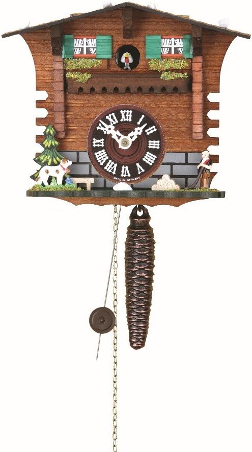 Trenkle Quarter Call Cuckoo Clock with 1-Day Movement Swiss House TU 623