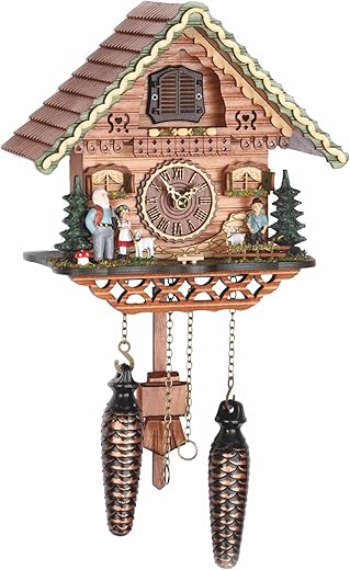 Trenkle Quartz Cuckoo Clock Swiss House with Music TU 489 QM