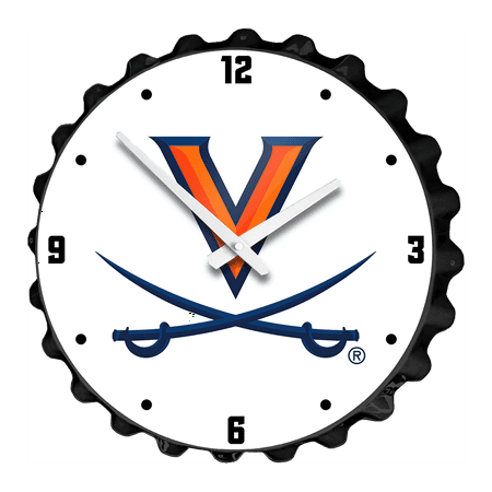 Virginia Cavaliers: Logo - Bottle Cap Wall Clock