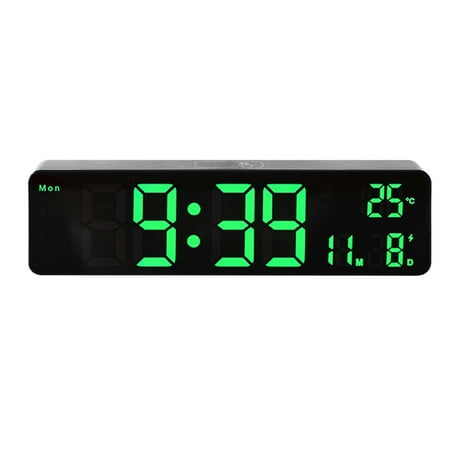 Wall Clock Modern Vintage Alarm Clock Analog Silent Small Bedside Desk Clock Battery Operated for Table Living Room Decor Shelf Gift Clock (Classic), 2-A