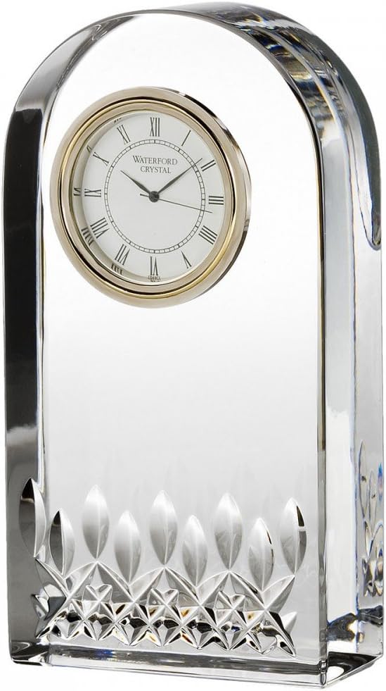 Waterford Lismore Essence Clock, 5", Clear