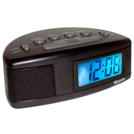 Westclox Super Loud LCD Display Alarm Clock