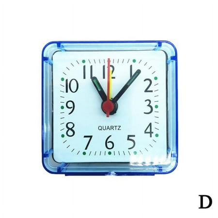 XINYUAN Small Alarm Clocks Beep Travel Office Square Quartz FAST Travelling Bedside G2G2