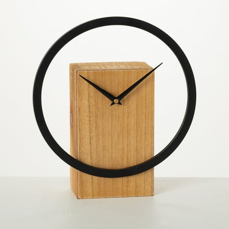 11 Ultra-Modern Ring Clock, Brown