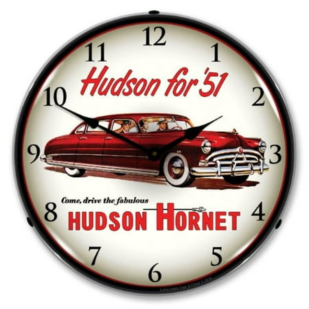 1802844 1951 Hudson Hornet clock - Made in USA