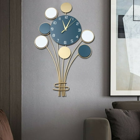 25 Large Hanging Wall Clock Metal Living Room Wall Watch Home Decor/Gift DIY Modern Luxury Wall Clock Balloon Living Room Art Hanging Metal Clock Home Decor Creative Silent Wall Quartz Clock Art Home