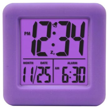 Equity by La Crosse Digital Cube Alarm Clock with On-Demand Backlight, 70912