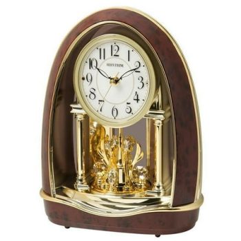 Rhythm 11.4 x 8.9 in. Sparrow Springfield Clock