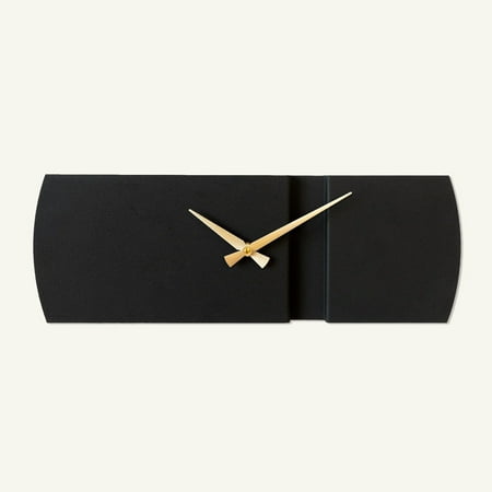 3D Rectangular Metal Modern Wall Clock - Silent Mechanism