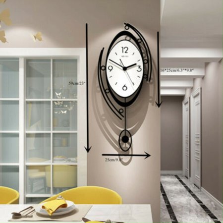 3D Wall Clock Modern Design Large Hanging Clock Watch Home Shop Art Decor New