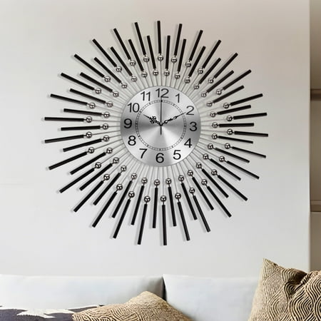 Accent Collection Analog Wall Clock, 28 Sunburst Starburst Clock Home Decor