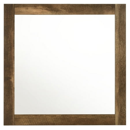 ACME Morales Mirror in Rustic Oak