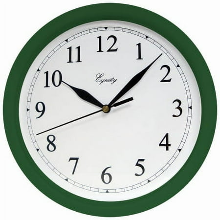 Advance&tmreg. Tradition10 10 Hunter Green Plastic Wall Clock, Each