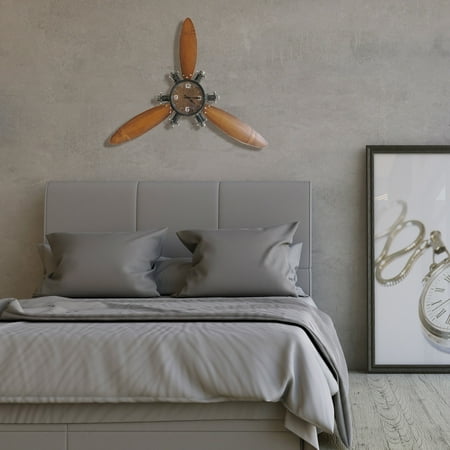 Airplane Propeller Wall Clock small by Peterson Housewares Artwares