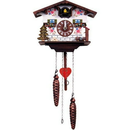 Alexander Taron 9 Engstler Battery-Operated Full Size Cuckoo Wall Clock