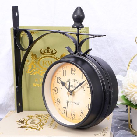 Antique Decor Retro Steampunk Retro Station Unique Wall Clocks Vintage Room