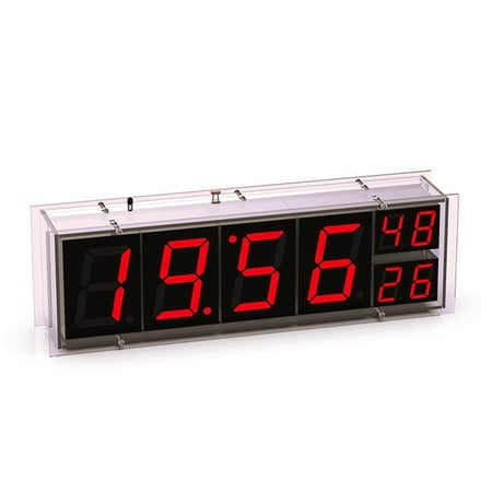 As Shown-ESP8266 WIFI Clock As Shown Network Timing Digital Display LED Dot Matrix Clock RED GREEN TIME Display