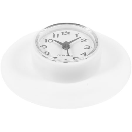 Bathroom Suction Cup Clock Wall Clocks Vintage Shower Clock Loop Bathroom Clock Waterproof Bathroom Clock