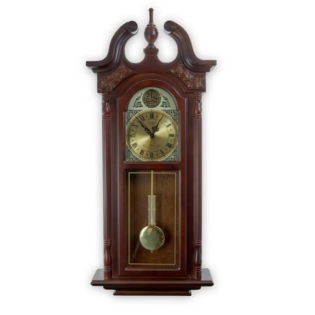 Bedford Clock Collection 38 Classic Colonial Chiming Wall Clock