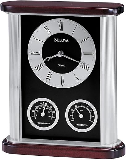 Bulova B7590 Belvedere Executive Clock