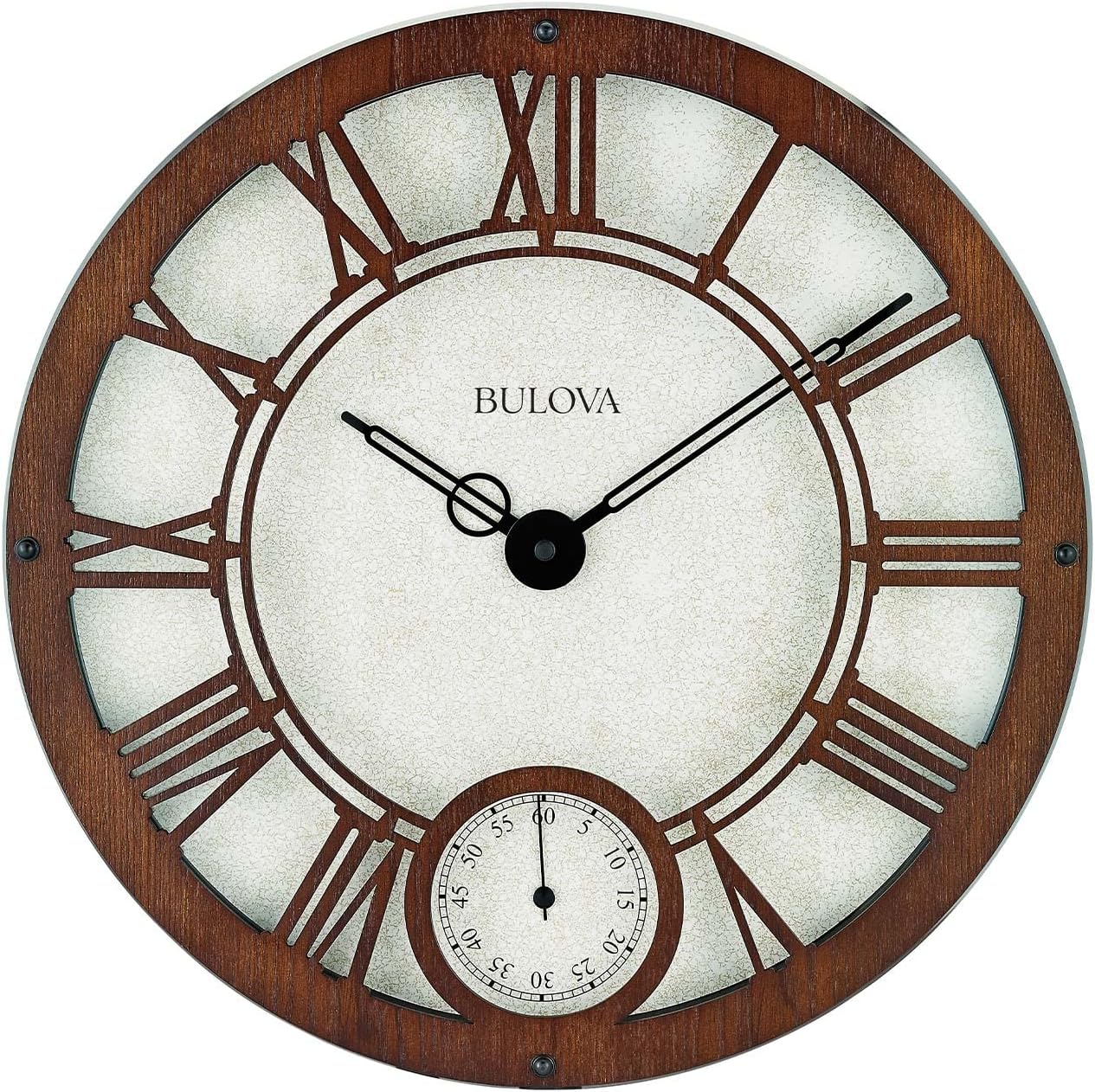 Bulova Clocks Model C4887 Beacon Hill, Walnut