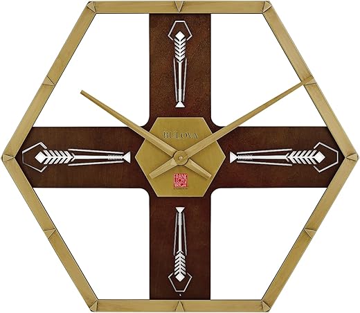 Bulova Frank Lloyd Wright Wall Clock