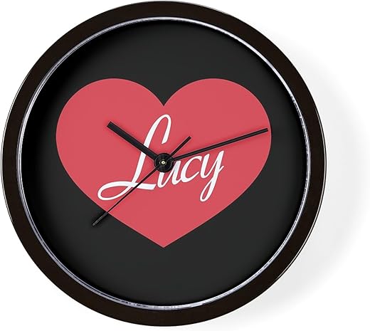 CafePress I Love Lucy Heart Unique Decorative 10 Wall Clock