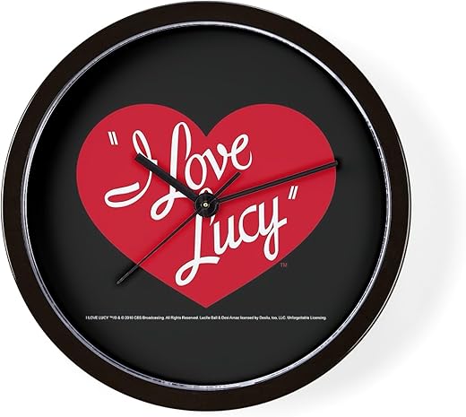 CafePress I Love Lucy: Logo Unique Decorative 10 Wall Clock