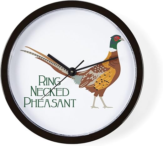 CafePress Ring Necked Pheasant Unique Decorative 10 Wall Clock