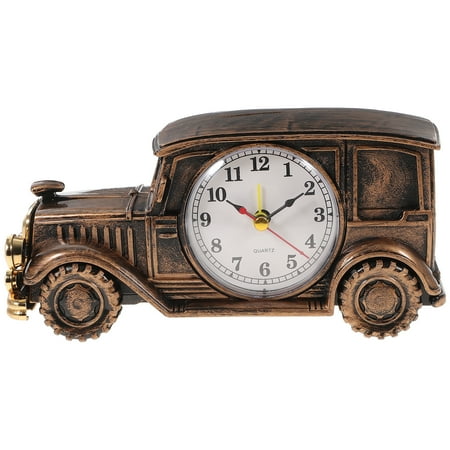 Car Sculpture Alarm Clock Luxury Retro Alarm Clock Novelty Table Desk Clock