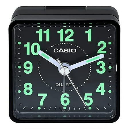 Casio Clock Travelers Beeper Analog Alarm Clock TQ140