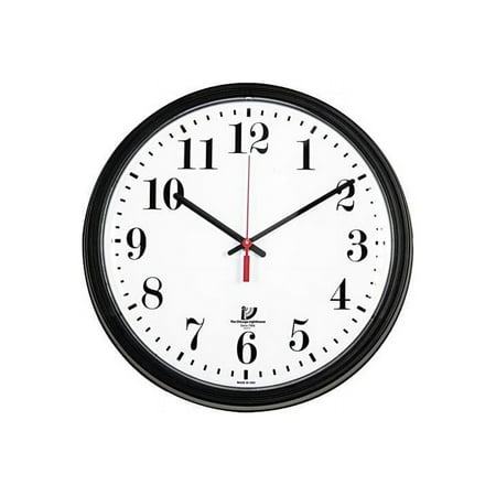 Chicago Lighthouse Black Quartz Contract 13.75 in. Wall Clock