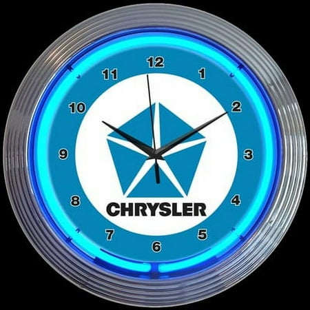 Chrysler Pentastar Neon Clock