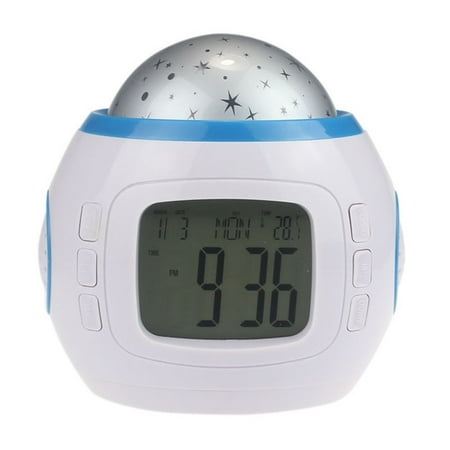 Clearance! Led Kids Star Alarm Music Calendar Clock Digital Sky Projection Home Decor Clock Alarm Clock Home Clock