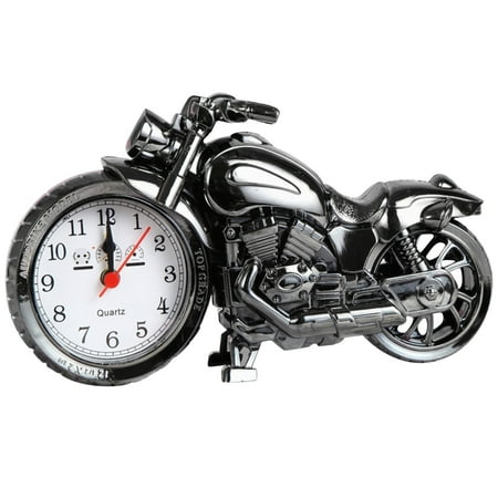 Clearance Motorcycle Motorbike Pattern Alarm Clock Desk Clock Creative Birthday Gift Cool Clock