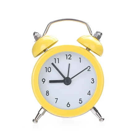 Clearance Sale Rongxk 1Pc Alarm Clock Clock Bz543 Pocket Mini Metal Digital Small Alarm Clock Student Home Solid Color Alarm Clock Yellow