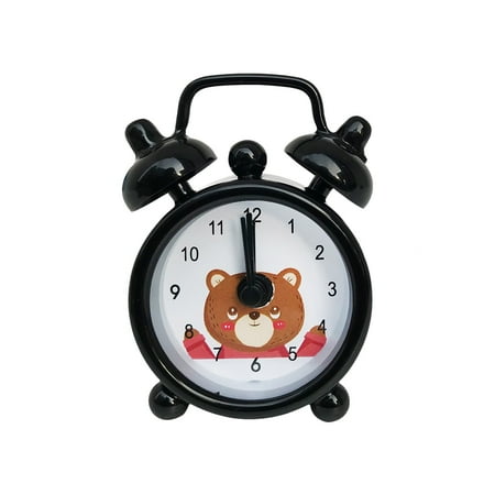 Clock Radio Vintage Retro Rustic Style For Kids Elderly,Heavy Sleepers,Snoozehalloween Creative And Cute Mini Metal Alarm Clock Electronic Small Alarm Clock Home Decoration