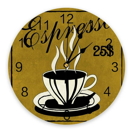 Coffee Cup Coffee Type Wall Clock Home Decor Bedroom Silent Oclock Watch Wall Digital Clock Wall Clock Modern Design