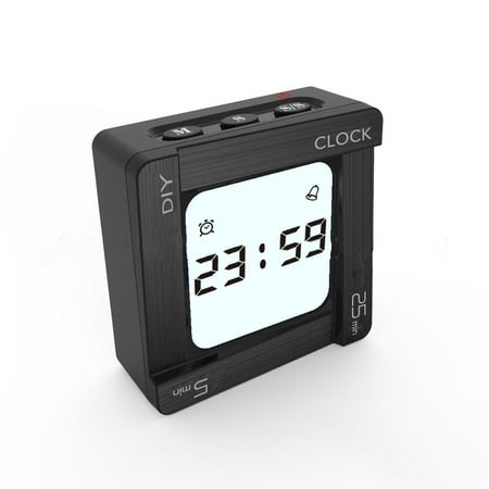 Convenient Square Alarm Clock with Four Modes DIY Pomodoro Timer Reminder Gift