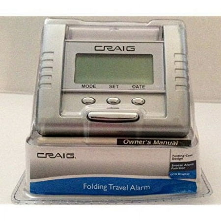 Craig Folding Travel Alarm