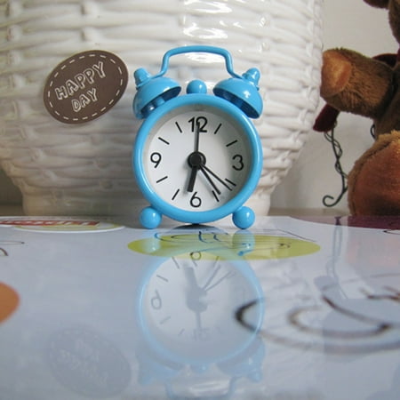 Creative Clock Cute Small Alarm Metal Alarm Clock Small Electronic Mini Clock