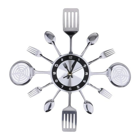 Creative Home Cutlery Utensil Wall Clock Decoration