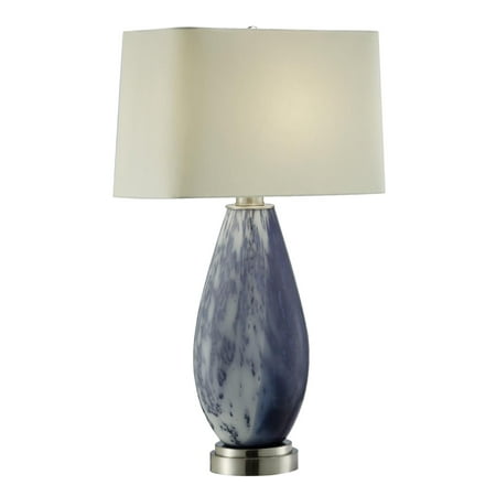 Crestview Collection Emma Table Lamp blue Glass