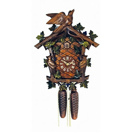 Cuckoo Clock 18 leaves, 3 birds